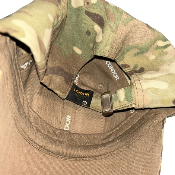 Condor Multicam Hat Tactical Team Camo Patch Ripstop Military Cap adjustable - Picture 3 of 5